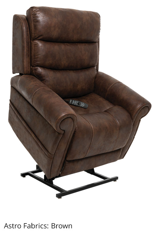 Pride Mobility VivaLift Tranquil 2 power lift recliner in brown upholstery