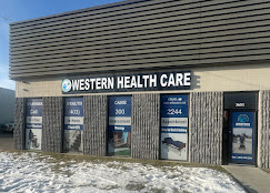 Western Health Care Calgary storefront and entrance